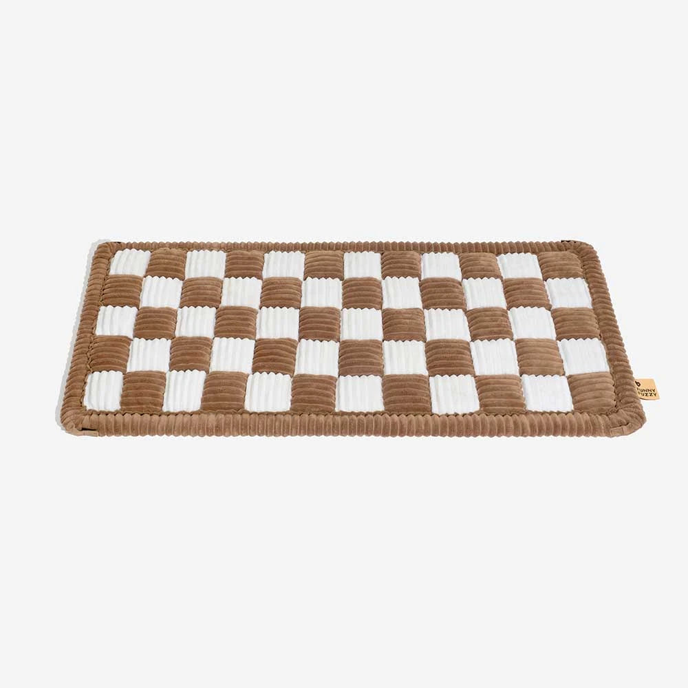 Cozy Plaid Non-Slip Dog Bed Mat for Car Seat Extender