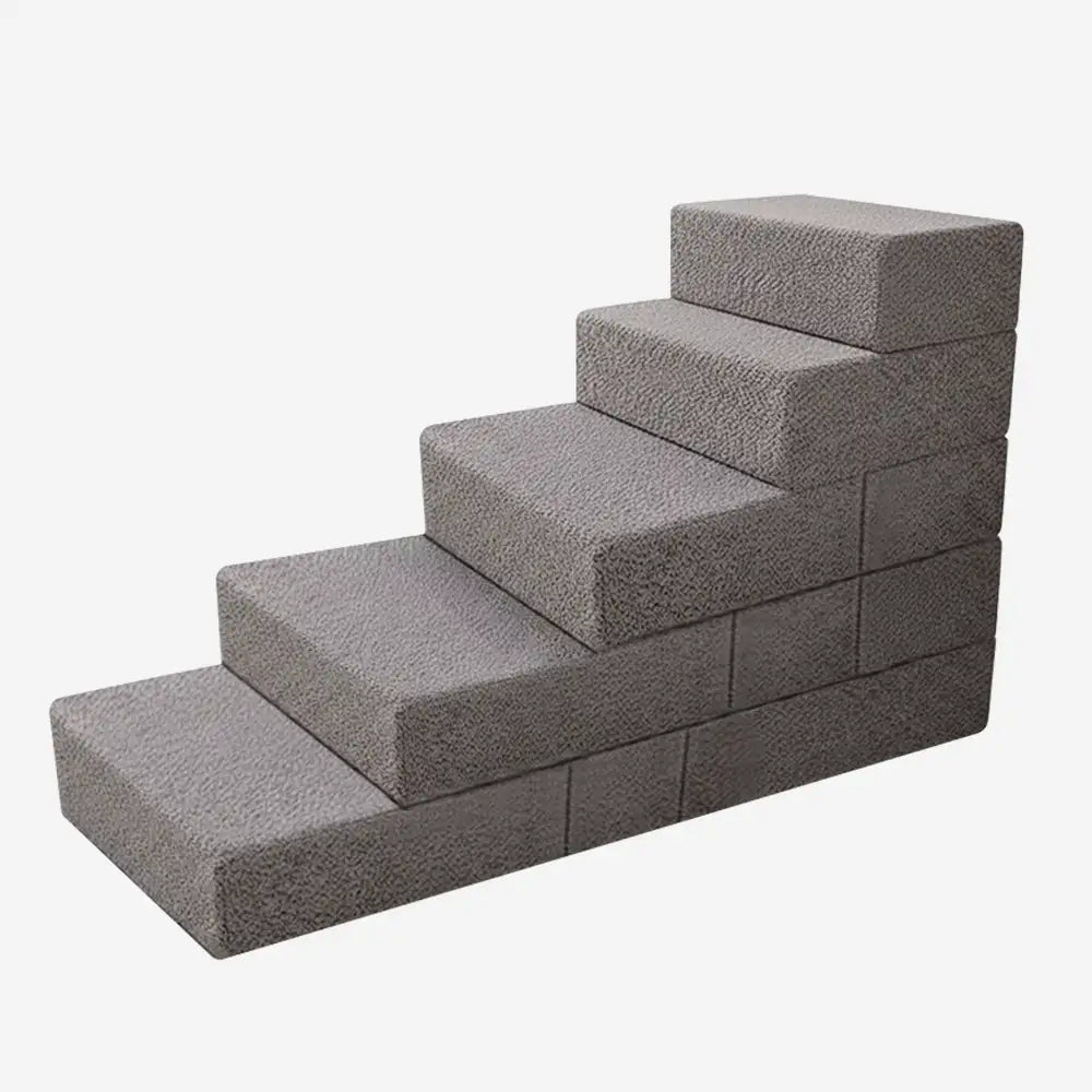 Chenille Durable Scratch-Resistant Foldable Blocks Multi-Level Dog Stairs