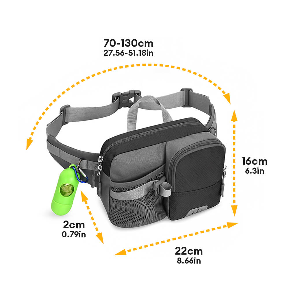 Outdoor Waterproof 3 in 1 Multi-Function Leash Dog Training Waist Bag Set