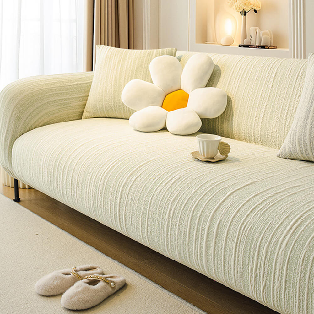 Textured Space Cotton Scratch-Resistant Magic Couch Cover
