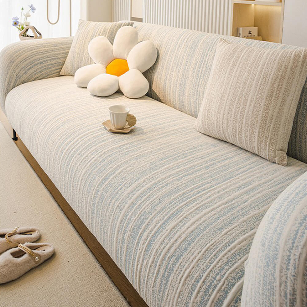 Textured Space Cotton Scratch-Resistant Magic Couch Cover