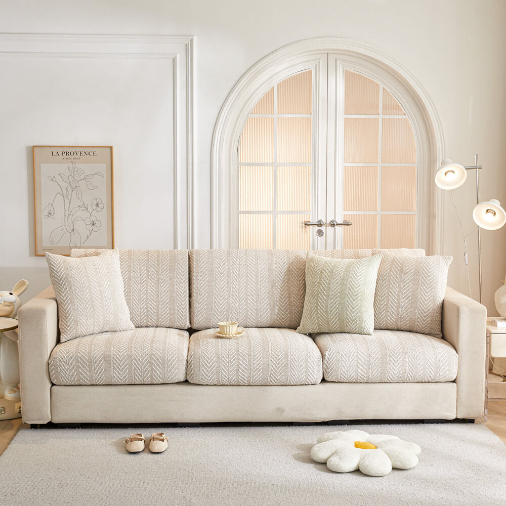 Herringbone Chenille Anti-Slip Magic Couch Cover