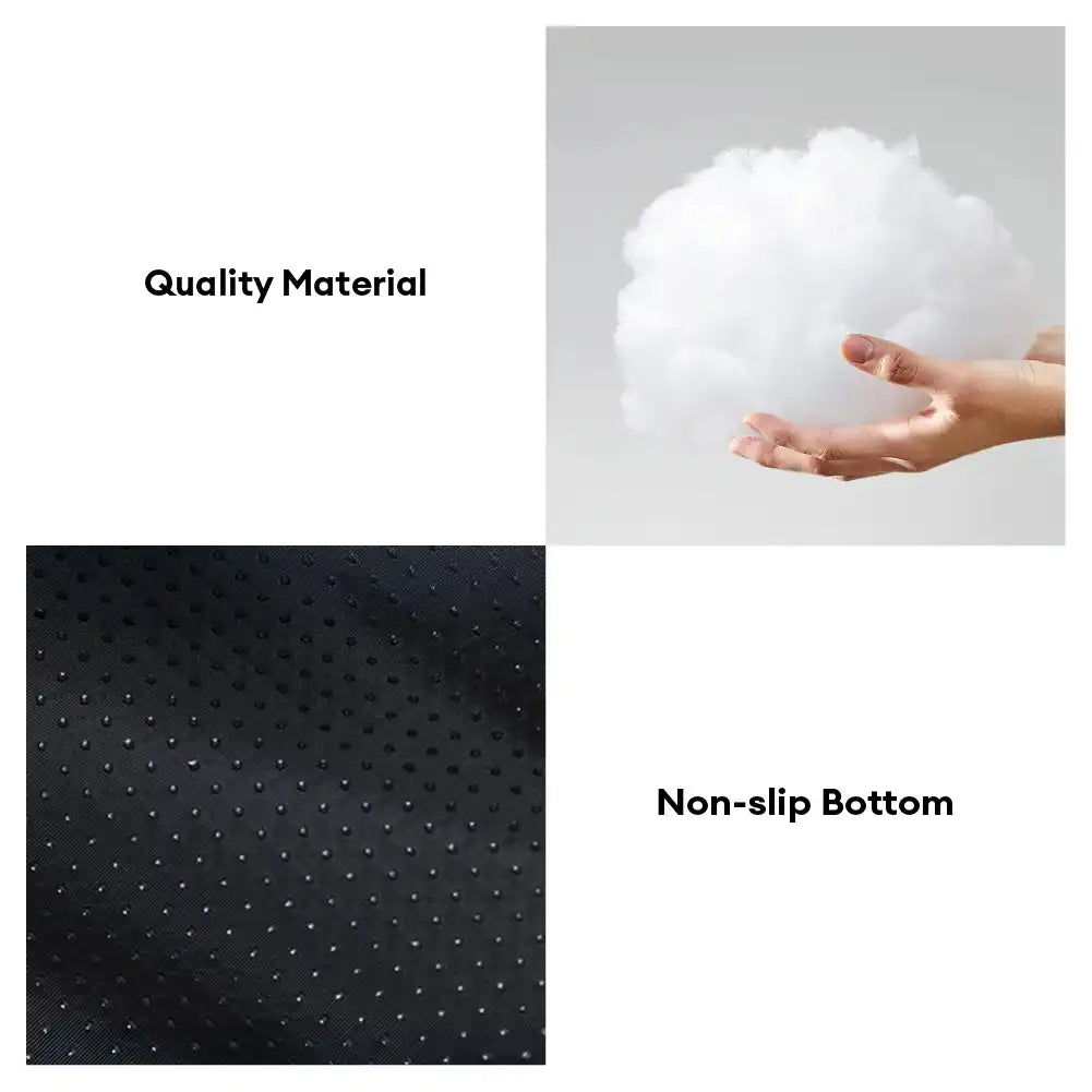 Ultra Plush Corduroy Anti-Anxiety Donut Dog Bed