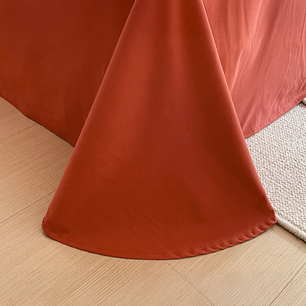 Classic Leaf Style Pure Cotton Sanded Bedding