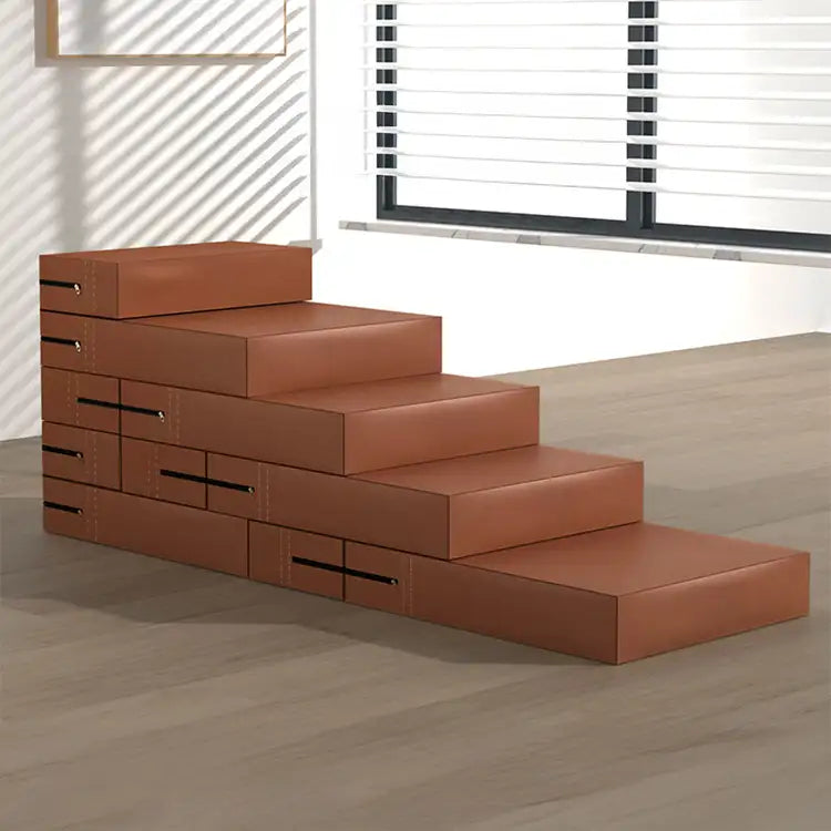 Waterproof Washable PU Leather Modular Multi-Level Pet Stairs