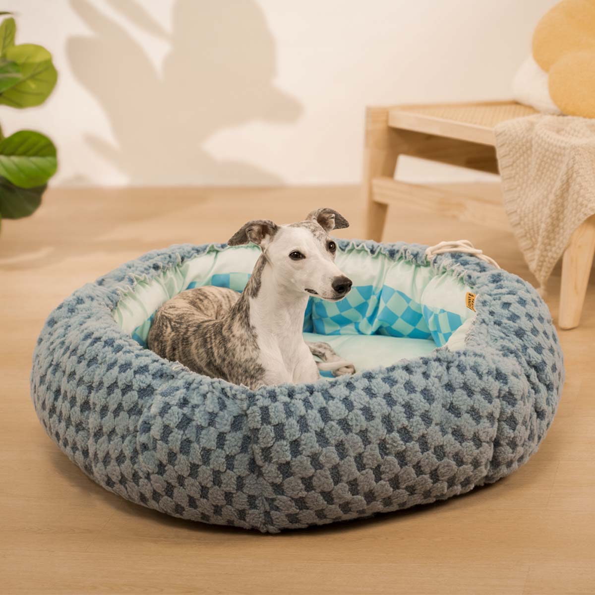 Dual-side Reversible Cooling Mat Round Dog Bed