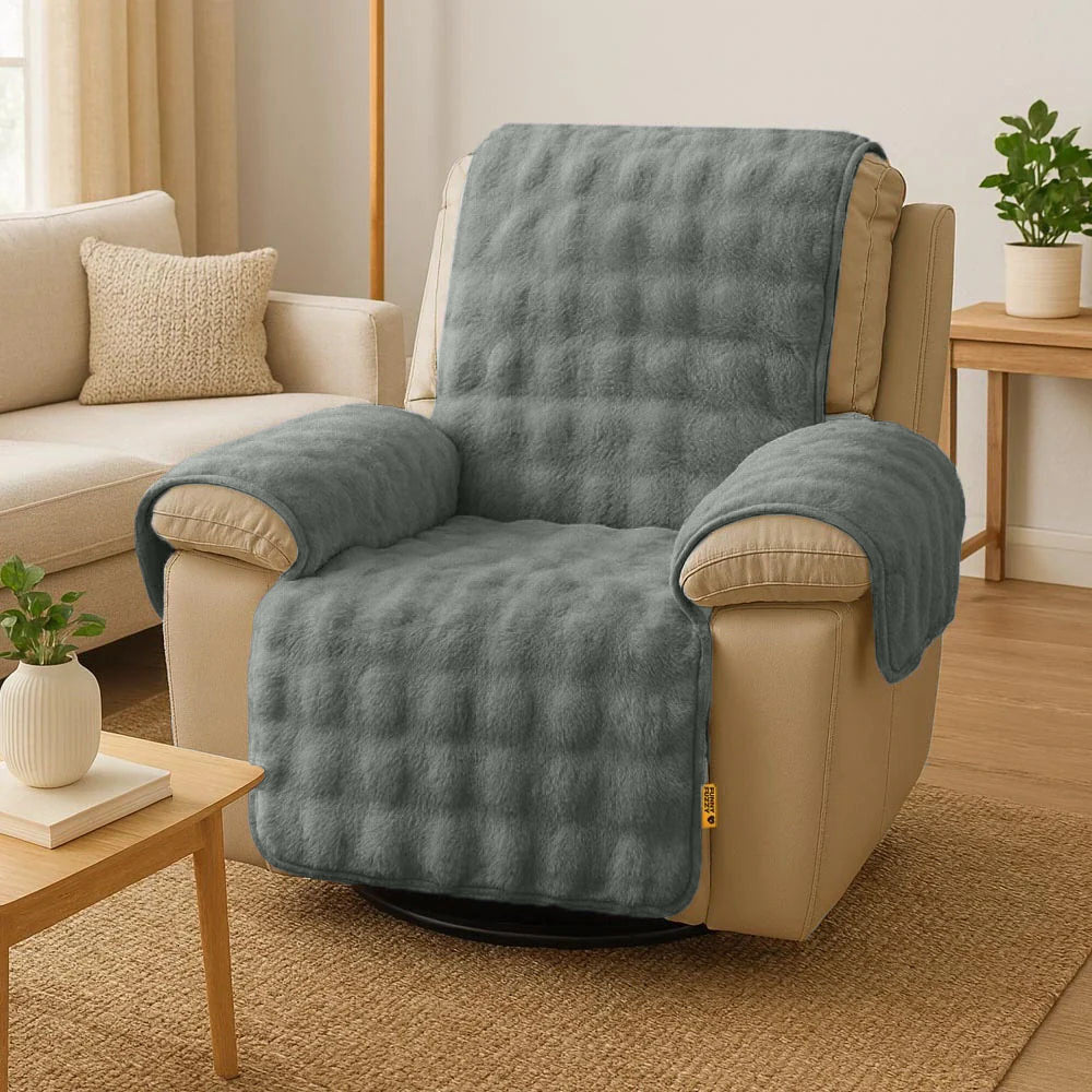 Water-resistant Fluffy Soft Furniture Protector Couch Cover-EverDry