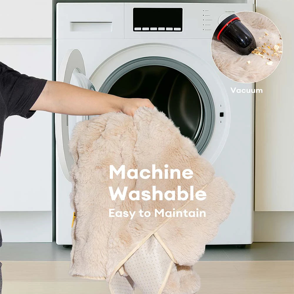 Water-resistant Fluffy Soft Furniture Protector Couch Cover-EverDry