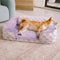 Checkered Fluffy Warm Washable Orthopedic Dog Bolster Bed – CloudNooki