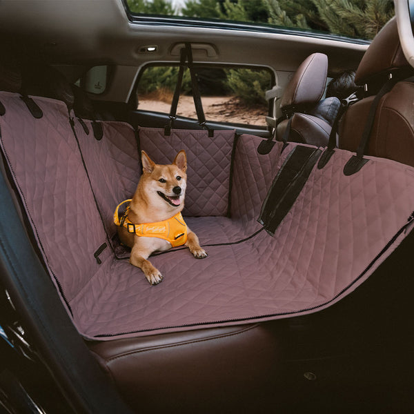 Waterproof Multi-Use Car Dog Seat Cover – Convertible Back Seat Protector for Pets