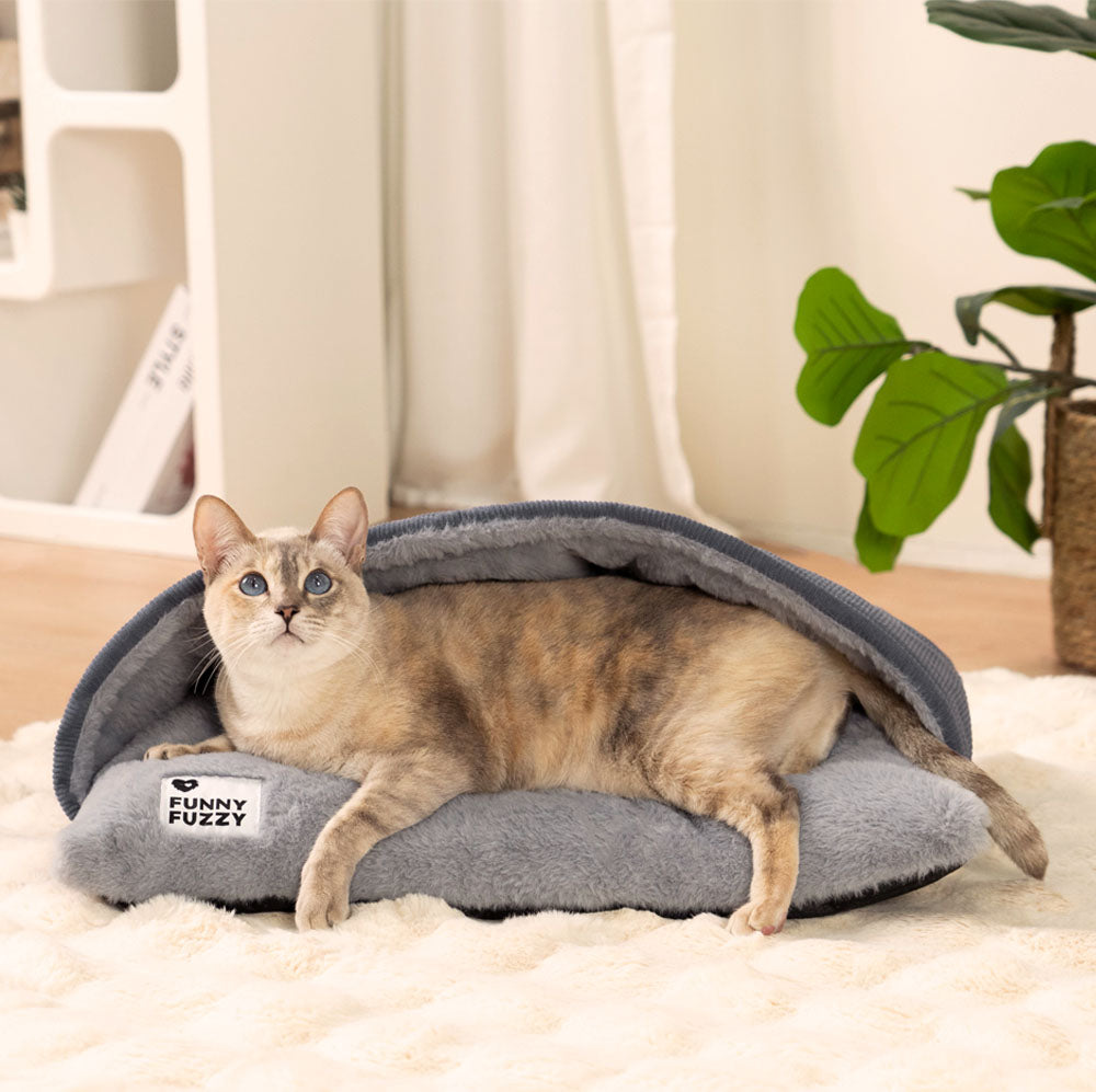 Ultra Soft Fuzzy Kitty Sleeping Bag Cat Bed