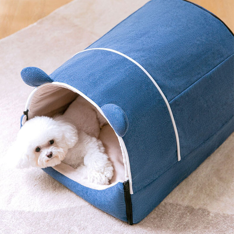 2 in 1 Cute Bear Ears Removable Dog House