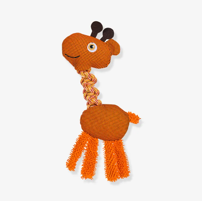 Rope Squeaky Dog Interactive Toy - Animal Series