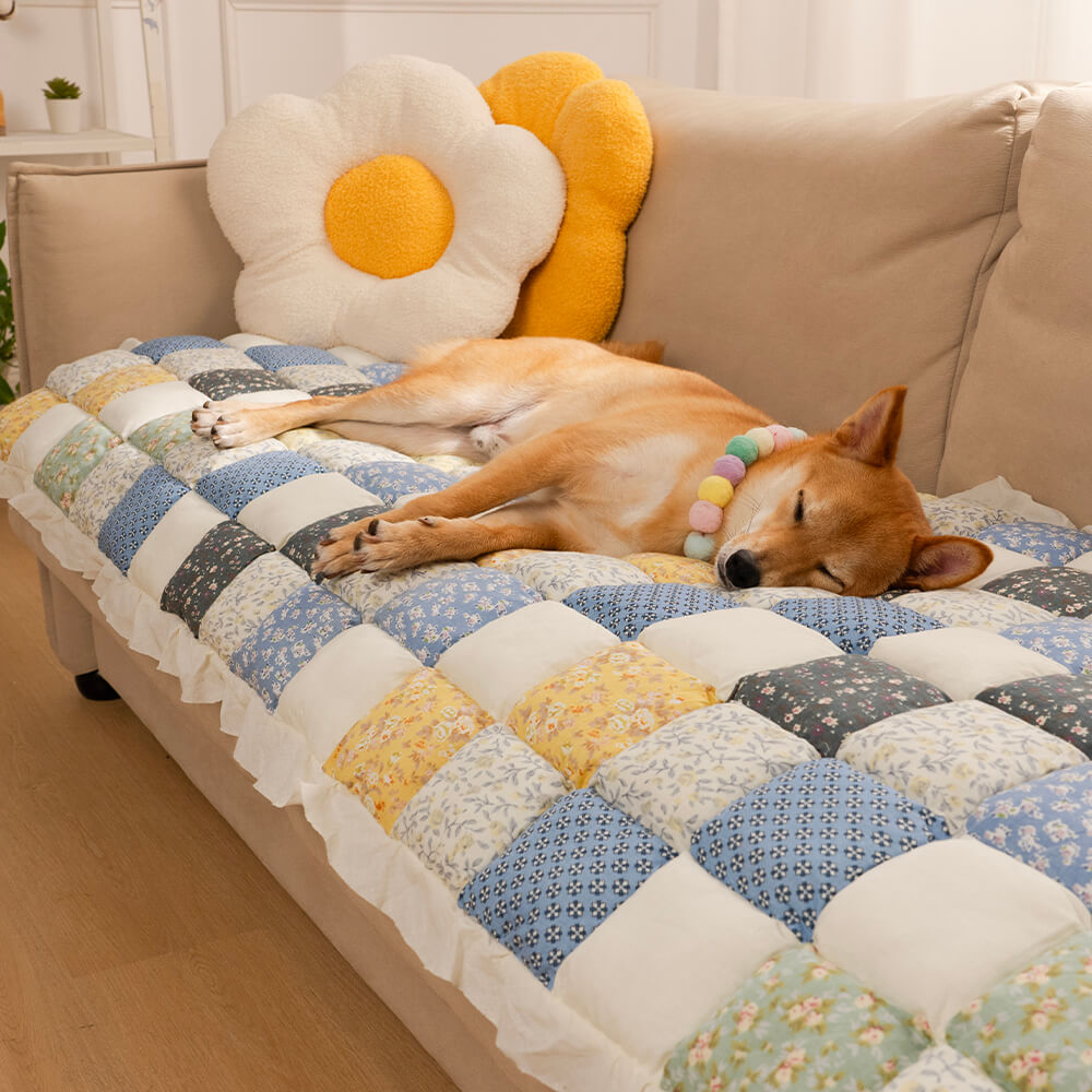 Garden Chic Cotton Pet Friendly Protective Couch Cover