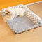 Chequerboard Soft Neck Guard Large Dog Pillow Bed