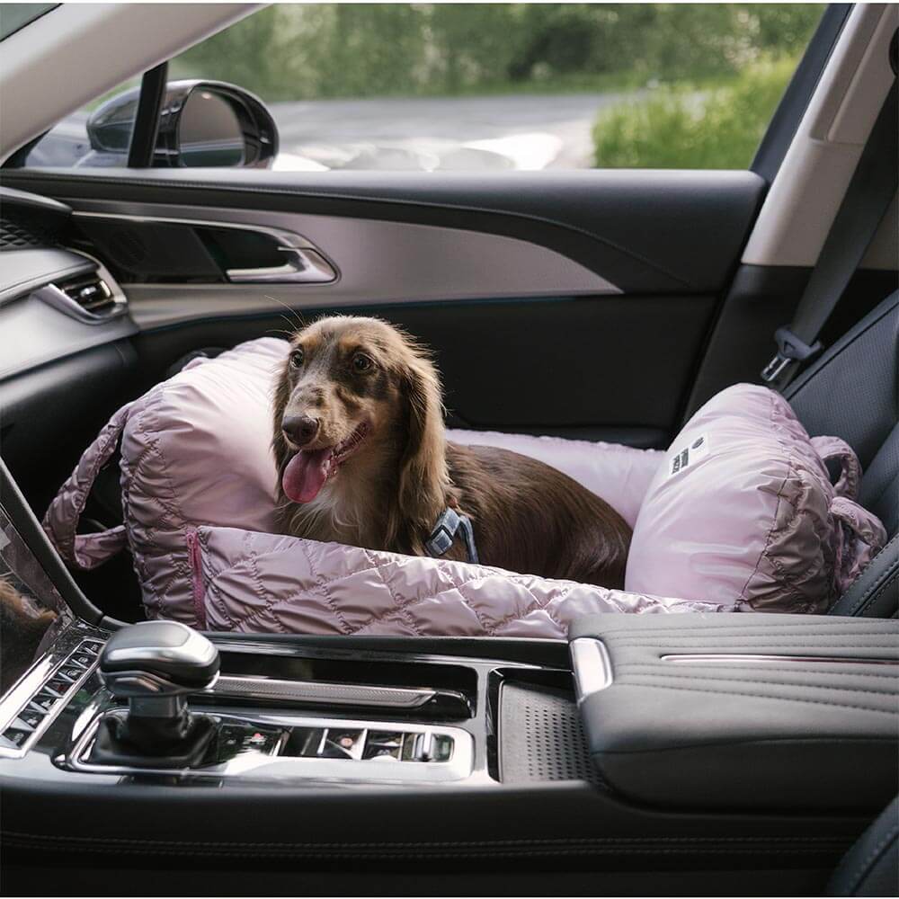 Cloud Luxury Quilted Dog Car Seat Booster Bed