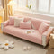 Double Warmth Comfort Striped Anti-slip Couch Cover