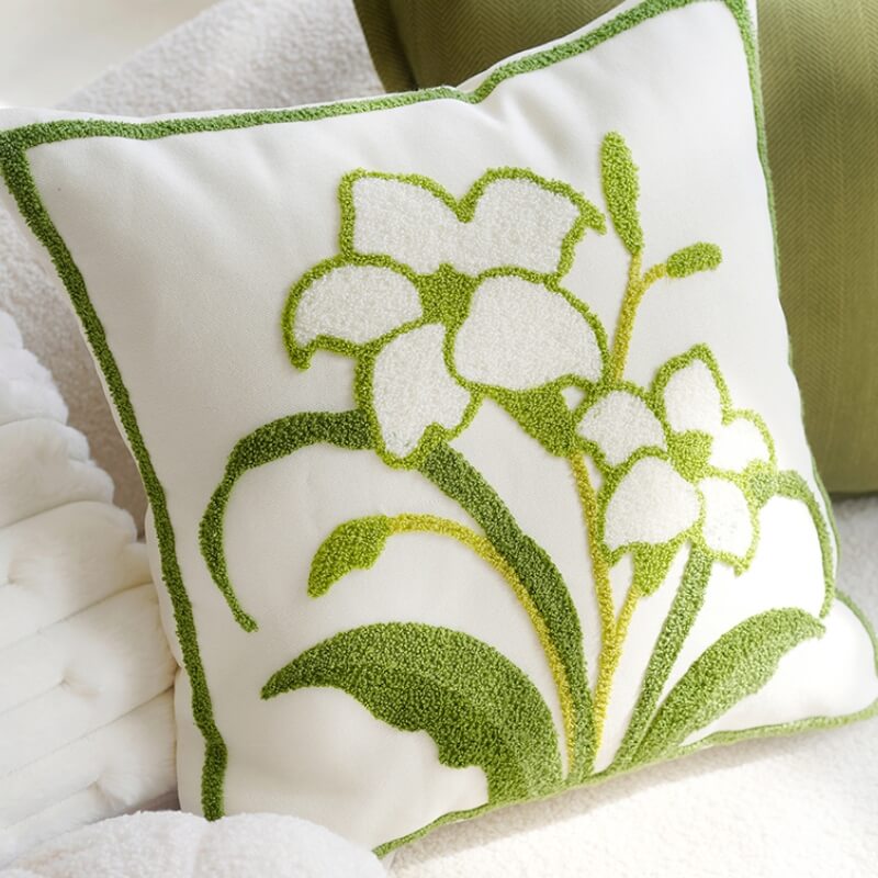 Elegant Lily Garden Home Decor Sofa Pillow