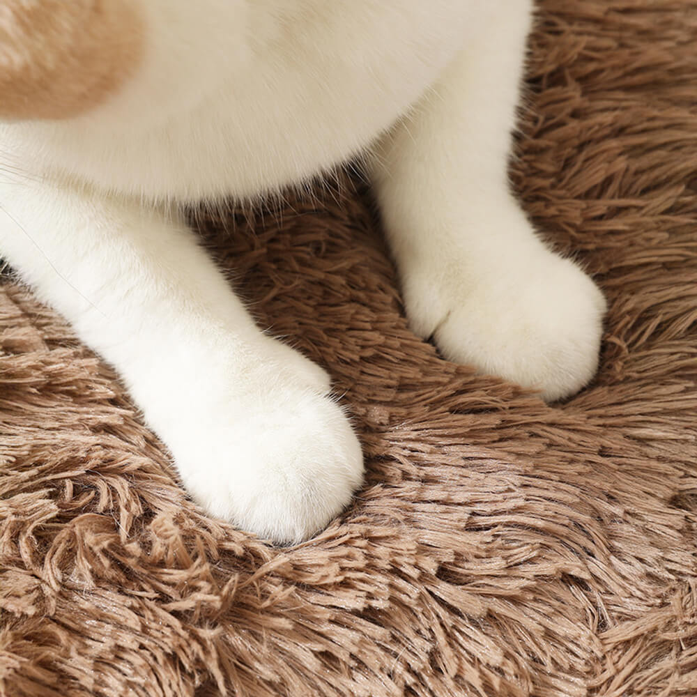 Soft Plush Anti-Slip Fluffy Dog & Cat Rug Mat