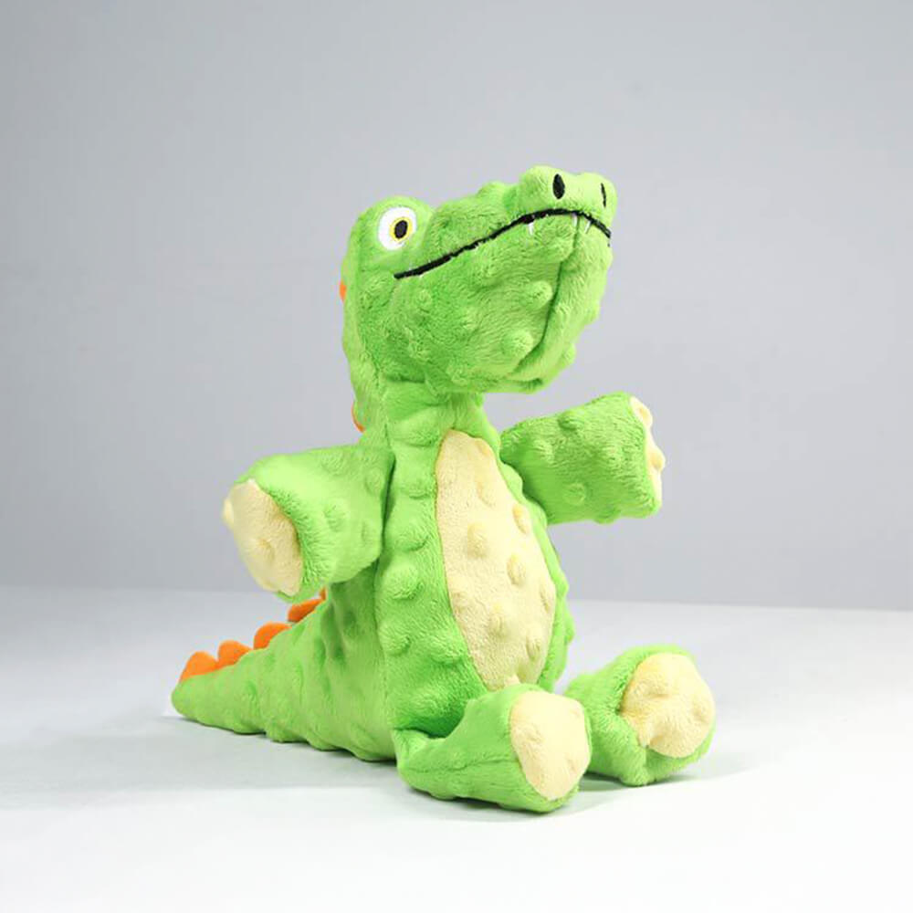 Durable Bite-Resistant Alligator Dog Toy with Built-In Squeaker