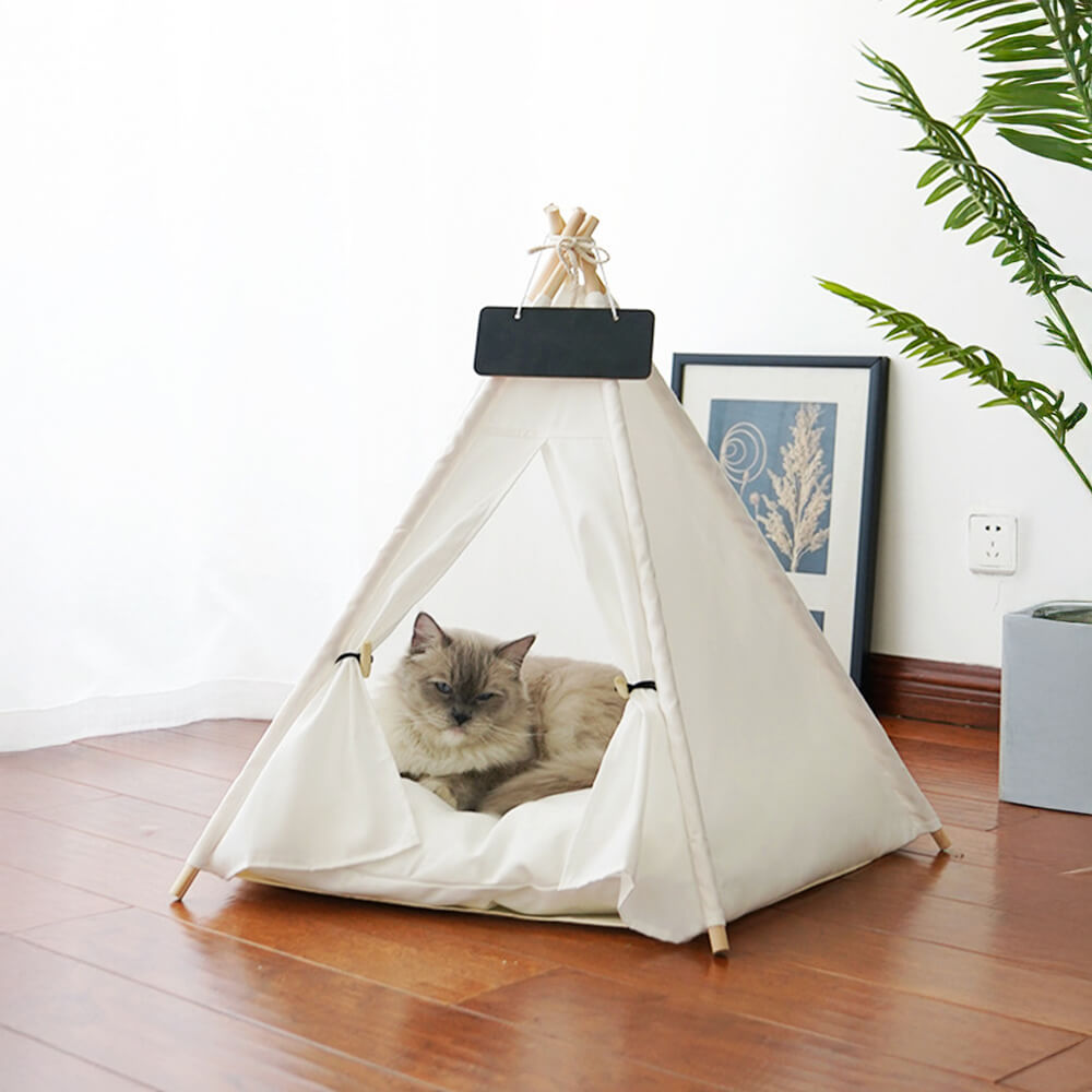 Lightweight Breathable Removable Five-Pointed Star Pet Teepee Tent