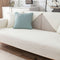 Pure Cotton Lace Trim Embossed Couch Cover