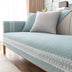 Pure Cotton Lace Trim Embossed Couch Cover