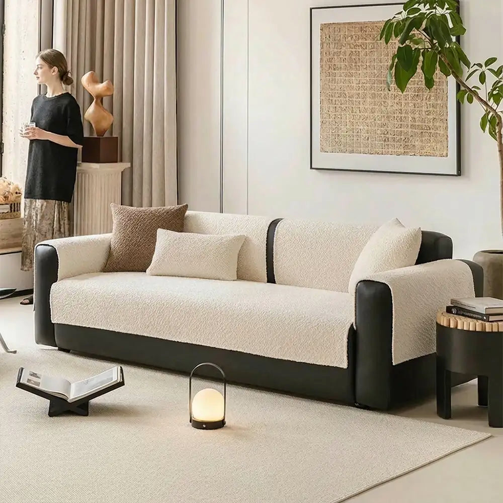 All-Season Breathable Chenille Scratch-Resistant Sofa Protection Couch Cover
