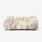 Artistic Faux Lambs Wool Warm Scratch-Resistant & Deep Sleep Comfort Large Dog Bed