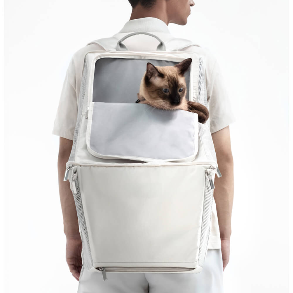 Breathable Nylon Foldable Lightweight Dog & Cat Backpack