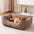 Corduroy Scratch-Resistant Breathable Detachable Comfort Dog Bed