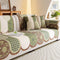 Floral Chic Sofa Decoration Protection Wave Edge Non-Slip Couch Cover