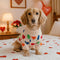 Heart Patterned Dachshund Dog Sweater