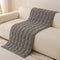 Herringbone Chenille Elegant Breathable Sofa Decoration Non-slip Couch Cover