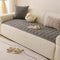 Herringbone Chenille Elegant Breathable Sofa Decoration Non-slip Couch Cover