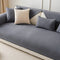 Modern Cream Vertical Stripes Fleece Couch Cover for All Seasons