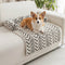 Plush Leaf Jacquard Non-Slip Pet Mat Pet Bed