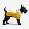 Retro Color-Block Fleece-Lined Warm Dog Coat with Leash Buckle