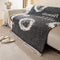 Simple Double-Sided Plush Yarn Scratch-Resistant Comfortable Couch Cover - Fireworks