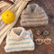 Soft Faux Wool Knitted Striped Dog Sweater for Small Dogs