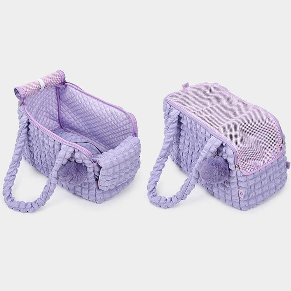 Trendy Cozy Lightweight Breathable Detachable Pet Carrier Shoulder Bag