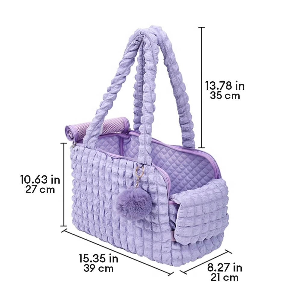 Trendy Cozy Lightweight Breathable Detachable Pet Carrier Shoulder Bag