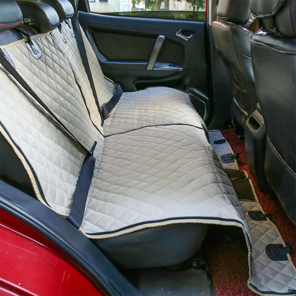 Waterproof Multi-Use Car Dog Seat Cover – Convertible Back Seat Protector for Pets