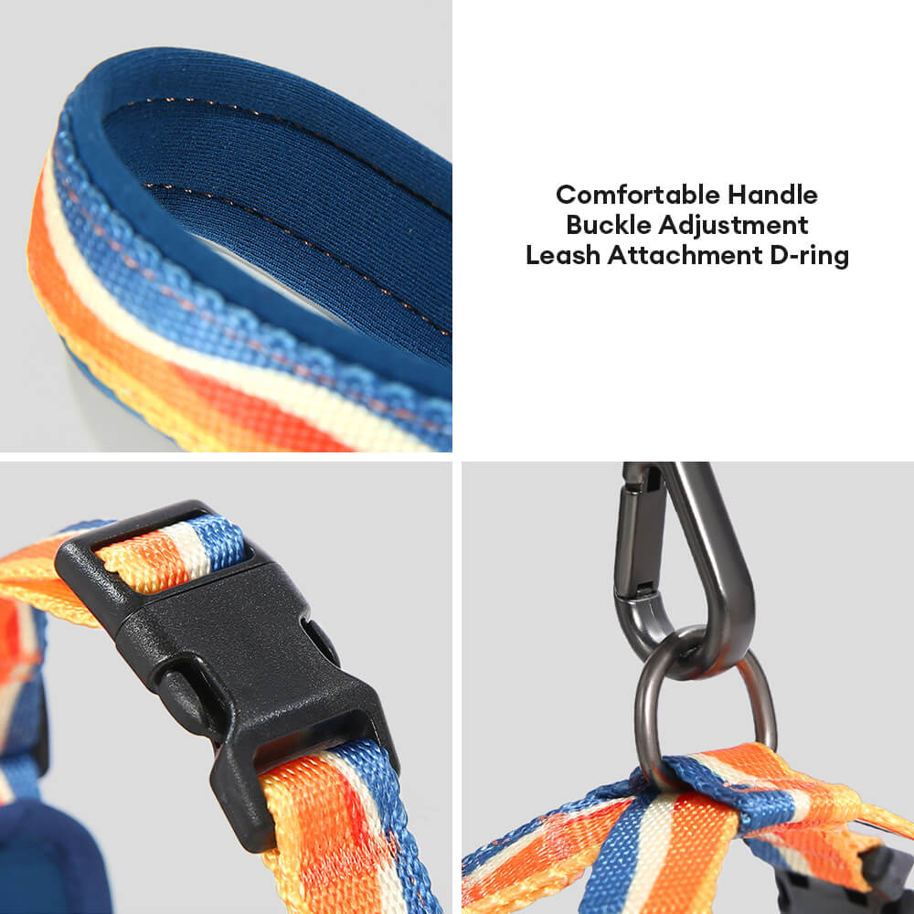 X-Shaped Adjustable Durable Dog Harness and Leash Kit