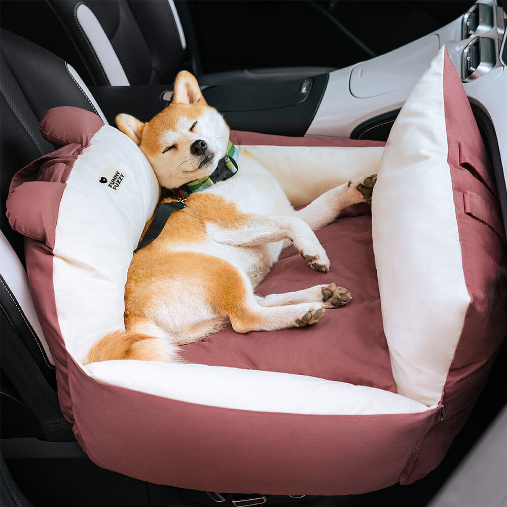 Bear Ears Pet Car Safety Bed Dog Car Seat Bed