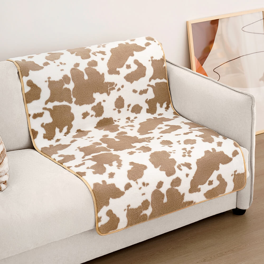 Fashion Cow Pattern Cozy Pet Mat