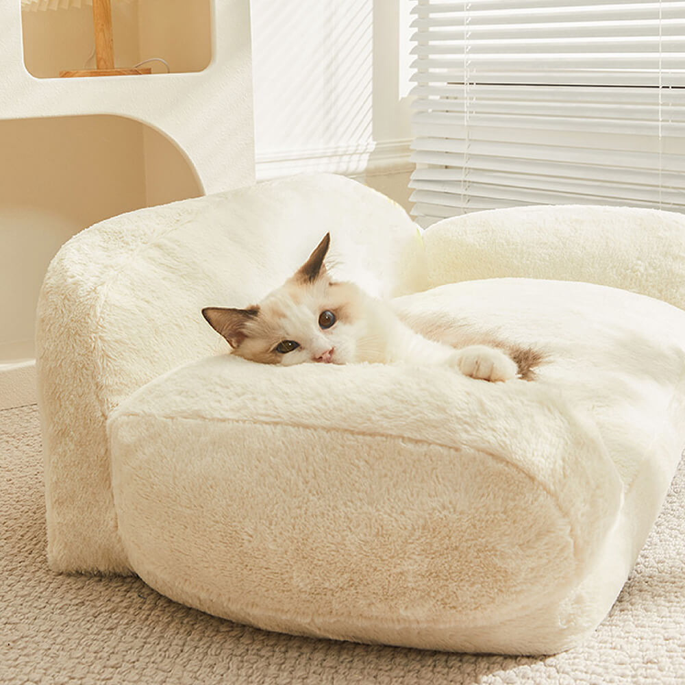 Fashion Leisure Plush Warm Cat Sofa Bed