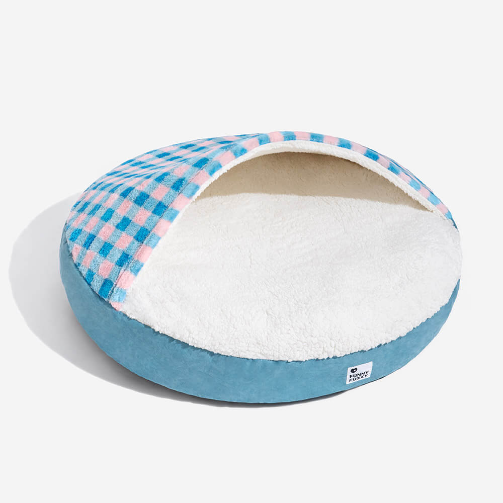 Round Canopy Dream Hideaway Dog Bed Pet Nest Bed