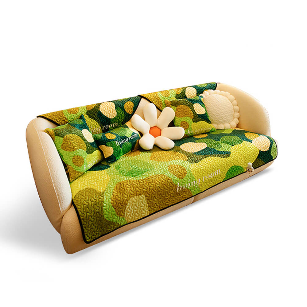 Super Soft Floral Anti-scratch Furniture Protector Couch Cover