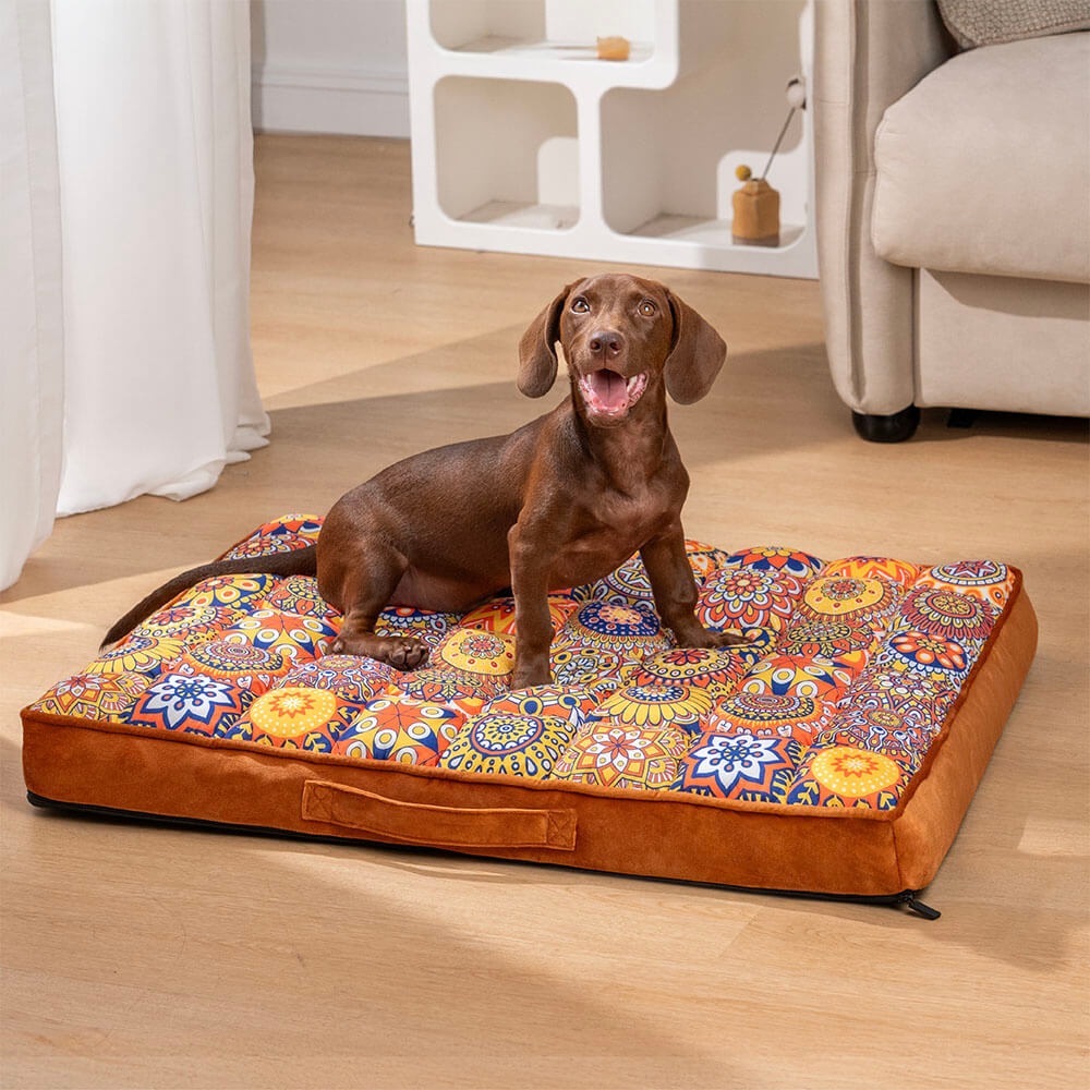 Moroccan Full Support Thickened Comfortable Orthopedic Pillow Dog Bed